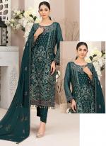 Georgette Rama Eid Wear Embroidery Work Pakistani Suit